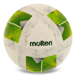 М'яч футбольний MOLTEN F5N3400-G №5 PU білий-зелений
