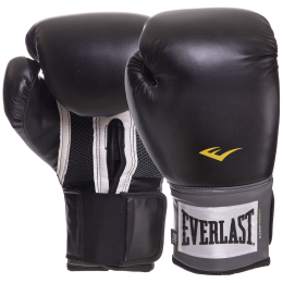 Перчатки боксерские EVERLAST PRO STYLE TRAINING EV1200015 8-16 унций черный