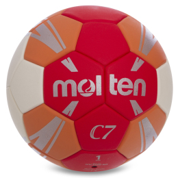 М'яч для гандболу MOLTEN C7 H2C3500-RO №2 PU помаранчевий
