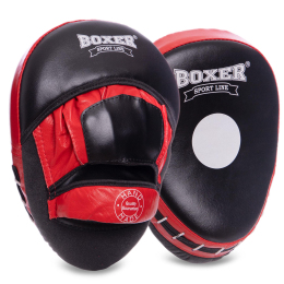 Лапа Изогнутая для бокса и единоборств BOXER 2012-01 элит 23х19х4,5см 2шт цвета в ассортименте