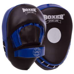 Лапа Изогнутая для бокса и единоборств BOXER Элит 2013-01 23х19х4,5см 2шт цвета в ассортименте