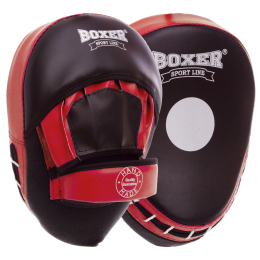 Лапа Вигнута для боксу та єдиноборств BOXER Элит 2013-01 23х19х4,5см 2шт кольори в асортименті