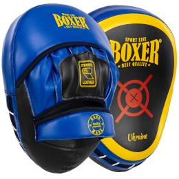 Лапа Вигнута для боксу та єдиноборств BOXER Элит 2013-01 23х19х4,5см 2шт кольори в асортименті