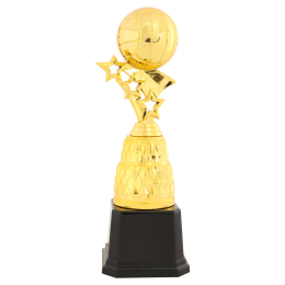 Фигура наградная спортивная SP-Sport Волейбольный мяч JZ2428A высота 27см золото