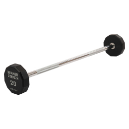 Штанга нерозбірна з фіксованою вагою пряма PEV HAMMER STRENGHT TA-9979-20 20кг чорний