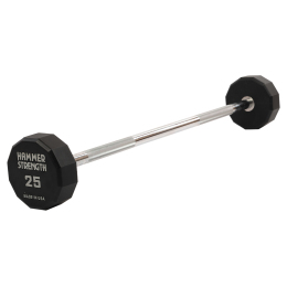 Штанга нерозбірна з фіксованою вагою пряма PEV HAMMER STRENGHT TA-9979-25 25кг чорний