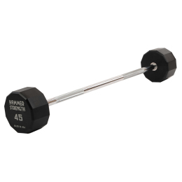 Штанга нерозбірна із фіксованою вагою пряма PEV HAMMER STRENGHT TA-9979-45 45кг чорний