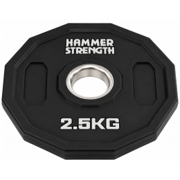 Млинці диски поліуретанові 2 Handle металева втулка HAMMER STRENGHT TA-9986-2_5 ø50мм 2,5кг чорний