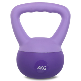 Гиря мягкая SP-Sport SOFT KETTLEBELL FI-0122-3 вес 3кг цвета в ассортименте