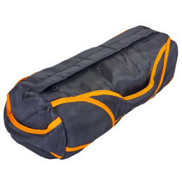 Сумка для кросфіта без наповнювача TRAINING BAG Zelart FI-5028 чорний-помаранчевий