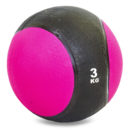 М'яч медичний медбол Record Medicine Ball C-2660-3 3кг кольори в асортименті