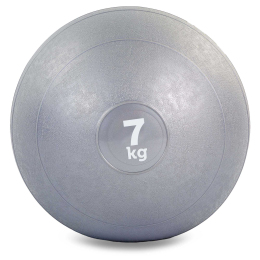 М'яч медичний слембол для кросфіту Record SLAM BALL FI-5165-7 7кг сірий