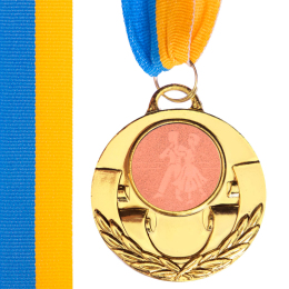 Медаль спортивная с лентой SP-Sport AIM Танцы C-4846-0052 золото, серебро, бронза