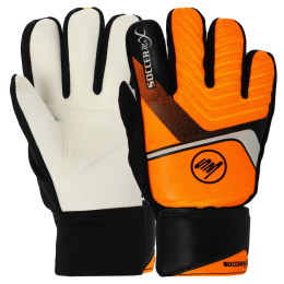 Рукавиці воротарські дитячі із захистом пальців SOCCERMAX GK-4350 розмір 5-7 кольори в асортименті