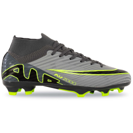 Бутси футбольні з носком SP-Sport 8528-2-39-45 розмір 39-45 сірий-салатовий