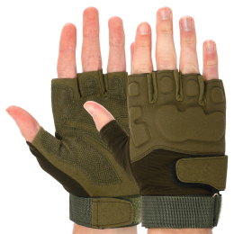 Перчатки тактические с открытыми пальцами SP-Sport BC-8811 размер M-XL цвета в ассортименте