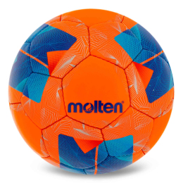 Мяч футбольный MOLTEN F4N1711-OB №4 PVC оранжевый-синий
