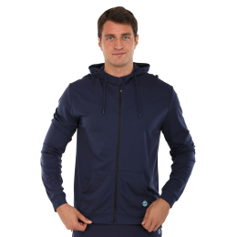 Кофта спортивная на молнии с капюшоном Joma INDOOR GYM 102970-345 S-2XL темно-синий