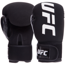 Перчатки боксерские UFC PRO Washable UHK-75007 S-M черный