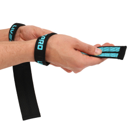 Лямки для тяги WRIST WRAPS LiveUp LP8723 2шт синий-черный