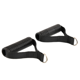 Ручки для эспандеров резинок и тренажеров RESIST TUBE HANDLES LiveUp LP8406 2шт черный