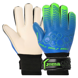 Перчатки вратарские детские Joma CALCIO 401707-717 размер 4-8 синий-салатовый