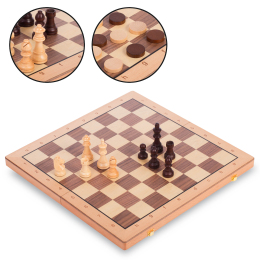 Набор настольных игр 2 в 1 SP-Sport W9052 шахматы, шашки