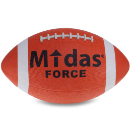 М'яч для американського футболу Midas force FB-3715 помаранчевий