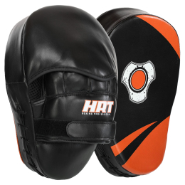 Лапа боксерская изогнутая тренировочная PU HARD TOUCH BO-4251 19x5x25см 2штуки цвета в ассортименте