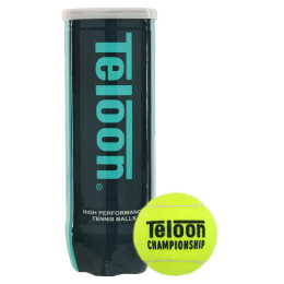 М'ячі для великого тенісу TELOON CHAMPIONSHIP TL-6593 T606P3 3шт салатовий
