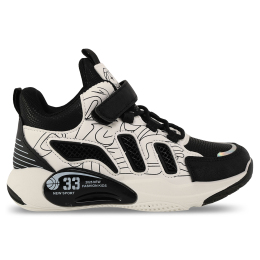 Кросівки дитячі баскетбольні SP-Sport E2410-2 розмір 32-37 білий-чорний