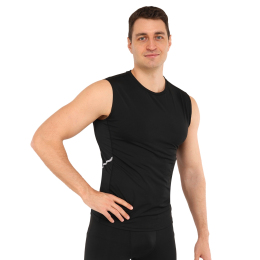 Майка компрессионная мужская LIDONG LD-1902 M-3XL черный