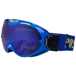 Очки горнолыжные SPOSUNE HX-002-BL оправа-синяя цвет линз синий зеркальный