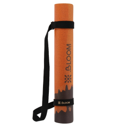 Ремінь-стяжка для перенесення килимка BLOOM YOGA PAD STRAP LB7089 чорний