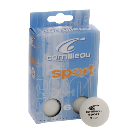 Набор мячей для настольного тенниса CORNILLEAUCR330800 40+ MT-2190 6шт белый