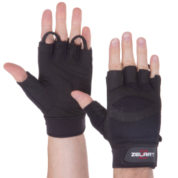 Перчатки для фитнеса и тренировок Zelart SB-161591 S-XXL цвета в ассортименте