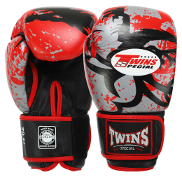 Боксерські рукавиці шкіряні TWN TRIBAL BO-9952 10-14 унцій кольори в асортименті
