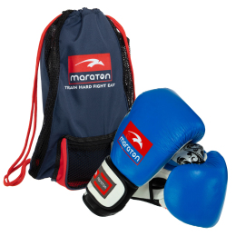 Перчатки боксерские для тренировок с рюкзаком-мешком MARATON DMAX MRT-C4 10-14унций цвета в ассортименте