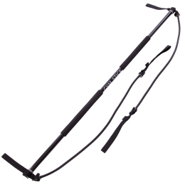Палка гімнастична бодібар для фітнесу з еспандерами Gym Stick SP-Sport FI-4412 1,3м чорний