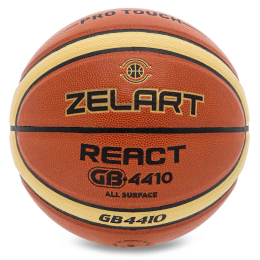 М'яч баскетбольний PU №6 ZELART REACT GB4410