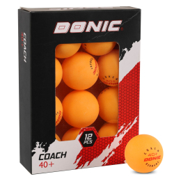 Набор мячей для настольного тенниса DNC MT-5863 COACH 12шт оранжевый