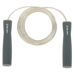 Скакалка швидкісна з підшипниками Zelart FI-4880 3м сірий