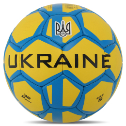 М'яч футбольний UKRAINE BALLONSTAR FB-9536 №5 PU зшито вручну