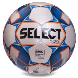 Мяч для футзала SELECT FUTSAL MIMAS IMS №4 белый-синий-оранжевый