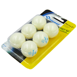 Набір м'ячів для настільного тенісу DONIC PRESTIGE 2 * 40 + MT-658021 6шт білий
