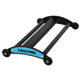 Роллер для сідничних м'язів Glute Ham Roller LiveUp LP8347 розмір 66х40,5х10см чорний