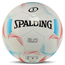 Мяч футбольный SPALDING 2.0 66003Z №5 PU белый-голубой