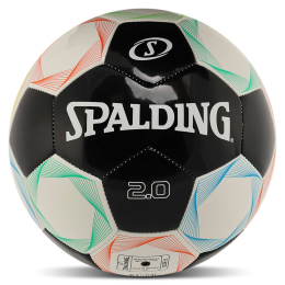 Мяч футбольный SPALDING 2.0 66004Z №5 PU белый-черный