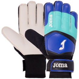 Перчатки вратарские Joma PERFORMANCE 400682-724 размер 6-8 бирюзовый-синий