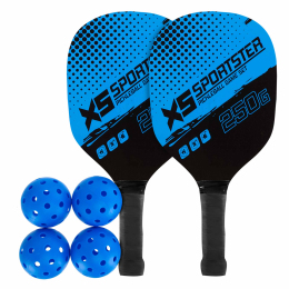 Набір для піклболу XS-SPORTSTER C-5322 2 ракетки 4 м'яча з чохлом